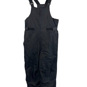 Swiss Boys Girls Youth 8 Black Insulated Winter Snow Bib Overall Pants
